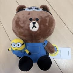 LINE FRIENDS 미니언 브라운 봉제인형