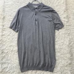 良品✨ ジョンスメドレー 現行 ニットポロシャツ シーアイランド