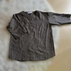 A DAY IN THE LIFE ブラウン 五分袖 Tシャツ Sのサムネイル