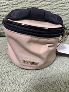 MARY QUANT リボン付きポーチ ベージュのサムネイル