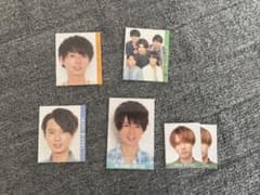 HiHi Jets 井上瑞稀　デタカ 厚紙 シール まとめ売り 6枚のサムネイル