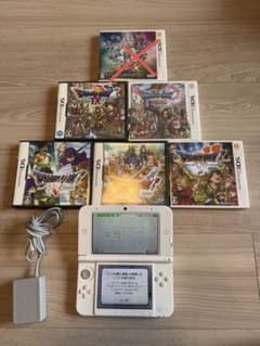 【美品・完動品】ニンテンドー3DS LL ホワイト + ドラゴンクエストセットのサムネイル