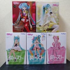 【未開封】初音ミク ぬーどるストッパーフィギュア5体セット