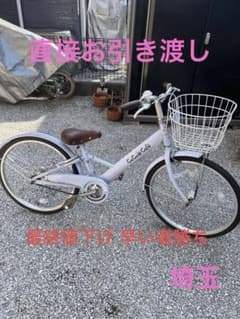 自転車 22インチ 子供用 女の子 タマコシ ブルー かわいいのサムネイル