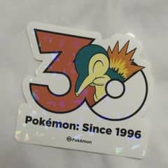 韓国限定 ポケモン 30周年記念 ヒノアラシ ステッカー - メルカリ