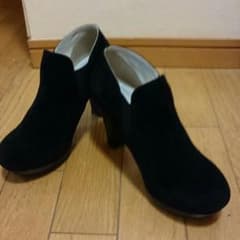 週末セール☆ショートブーツ 黒 Lのサムネイル