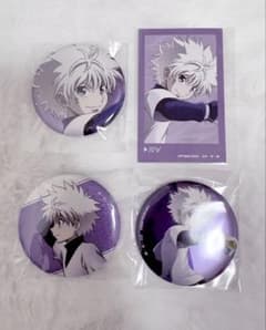 HUNTER×HUNTER キルア 缶バッジ カードセットのサムネイル