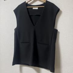 ★美品★GALLARDAGALANTE Vネックベスト ジレ ブラックのサムネイル