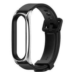 Xiaomi Mi Band 3/4/5/6用 スマートバンド替えベルトブラックのサムネイル