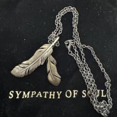 専用出品　シンパシーオブソウル　　ネックレス　稲葉さん　フェザーネックレス SYMPATHY OF SOUL フェザー ネックレス B'z 稲葉浩志着用 - メルカリ