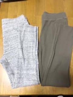 UNIQLO  リブレギンスパンツ  Lサイズ二枚セットのサムネイル