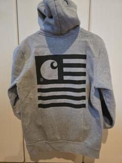 Carhartt hooded state flag sweat パーカー S - メルカリ