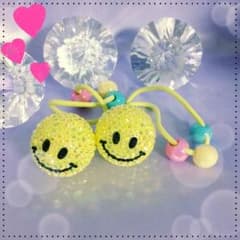 このは様専用  ニコちゃん デコ ヘアゴムのサムネイル