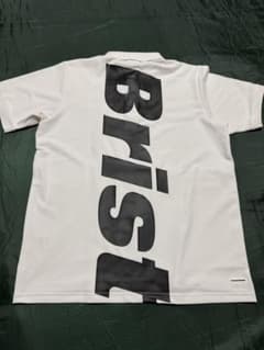 F.C.Real Bristol 19SS ビッグロゴポロシャツ 白 Lサイズ - メルカリ
