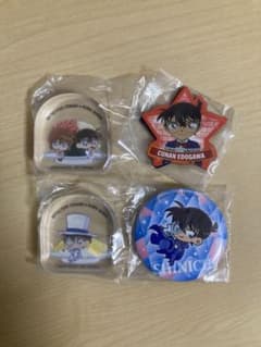 江戸川コナン　くら寿司　缶バッチ アクリルマスコット ビッくらポン！名探偵コナンのサムネイル