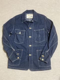 SUGARCANE シュガーケーン カバーオール sc13823 サイズL位 SUGAR CANE SUGARCANE（シュガーケーン） 11オンス ブルーデニム