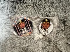 ソフトバンクホークス モイネロ選手 アクスタ 缶バッジセット 夏祭り 若鷹ガチャのサムネイル