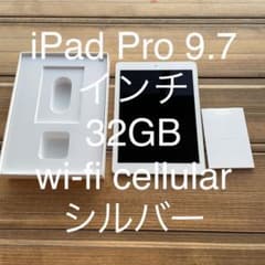 【値下げしました】iPad Pro 9.7インチ　cellular 32GBのサムネイル