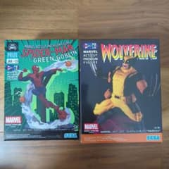 MARVEL スパイダーマン ウルヴァリン フィギュア　2点セット