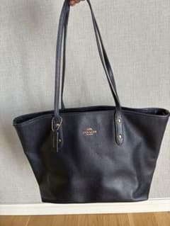 COACH トートバッグ ネイビーのサムネイル