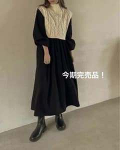alumu エルム  今期完売品！　新品未使用　ワンピースのみのサムネイル