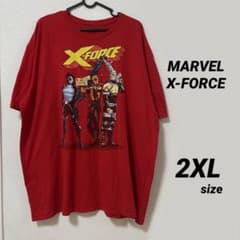 MARVEL X-FORCE 마블 데드 풀 T 셔츠 2XL