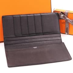 HERMES エルメス MC2フレミング □G刻印 長財布 ノワール 黒 - メルカリ