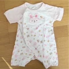 ロンパース60〜70(薄ピンク)のサムネイル