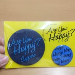 【送料込】嵐Are you happy? 札幌限定バッチのサムネイル