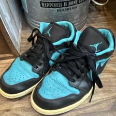 Air Jordan エアージョーダン　バスケットシューズ ブラック/ターコイズのサムネイル