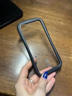 【iFace】 iPhone用ハードケース クリア/ブラックのサムネイル