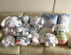 サンリオ シナモロール ぬいぐるみ クッション 抱き枕 ティッシュ