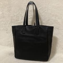 極美品 マーガレットハウエル idea アルカス トートバッグ ブラック シボ皮 極美品 マーガレットハウエル idea アルカス トートバッグ ブラック