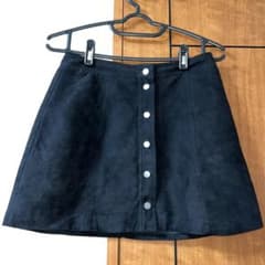 H&M 台形スカート　ブラックのサムネイル