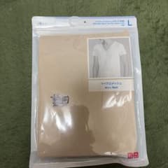 UNIQLO AIRism マイクロメッシュ Vネック Tシャツ Lのサムネイル