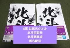 이치반 복권 호쿠토의 주먹 E상 세기말 타월 2종류 호쿠토 백열권·호쿠토 고장바나