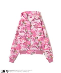atmos pink パワーパフガールズ パーカー ピンク 迷彩のサムネイル
