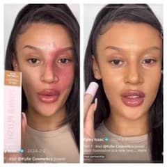 新品　Kylie Cosmetics powder plush ファンデーションのサムネイル