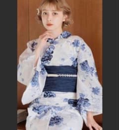 Dita 浴衣 水彩の勿忘草色 - メルカリ