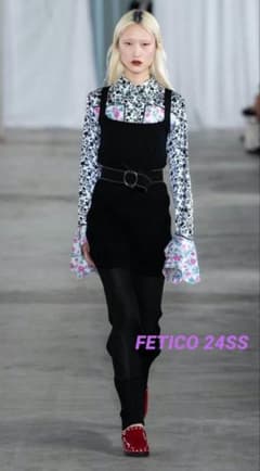 値下げ フェティコFETICO FLOWER PRINT SHIRT 24SS - メルカリ