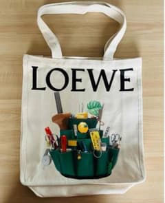 LOEWE ロエベ ノベルティクラフテッドワールド 限定キャンバストート