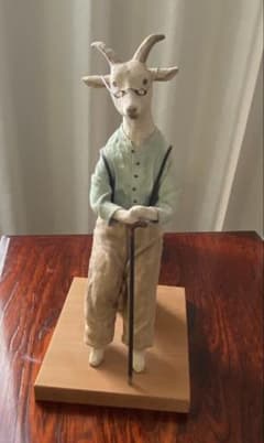 展 Animal Clay 吉川かおり 吉川かおり　クレイアニマル　いつもの一服 −空気の気持ち− 山の上ギャラリー 九つ井 - 彫刻・オブジェ