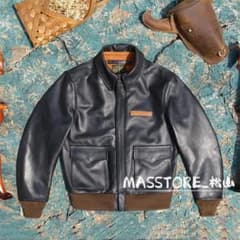 新品 TYPE A2 フライトジャケット 馬革 本革 レザージャケットS-4XL 新品 TYPE A2 フライトジャケット 馬革 本革 レザージャケットS-4XL