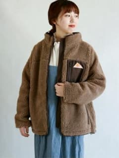 【KELTY × Samansa Mos2 コラボ ボアフリースジャケット】モカのサムネイル