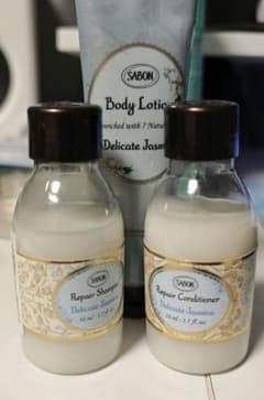 SABON ボディローション シャンプー コンディショナー デリケートジャスミンのサムネイル