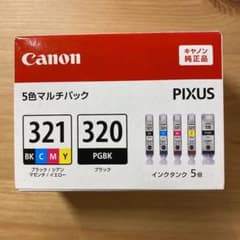 Canon BCI-321+320/5MP (一部開封　ピクサス純正インク)のサムネイル