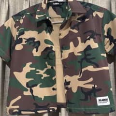 XLARGE KIDS 迷彩柄 半袖シャツ 110のサムネイル