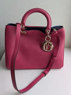 超美品】Dior ディオリッシモ 2wayハンド ショルダー レザー ピンク 
