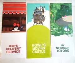 Ghibli 3D Sculpture Exhibition Postcards: Totoro, Kiki, Jiji, Howl's Moving Castle