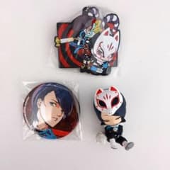 ペルソナ5 スター缶バッジ　喜多川祐介　3個セット PERSONA ペルソナ5 グラフアート 主人公 喜多川祐介 缶バッジ｜Yahoo